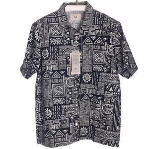 FOLK Monochrome Geometric Men's Shirt